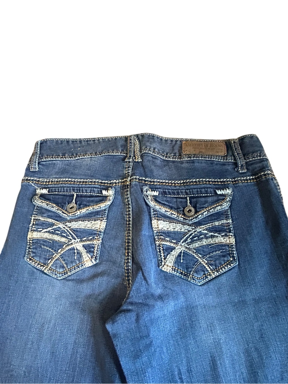 Amethyst Rachel Bootcut Distressed Stretch Jeans Size 13 - Picture 10 of 13